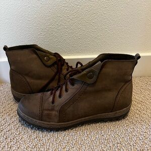 V-Italia Lace Up High Top Boots. BRAND NEW, NEVER WORN!